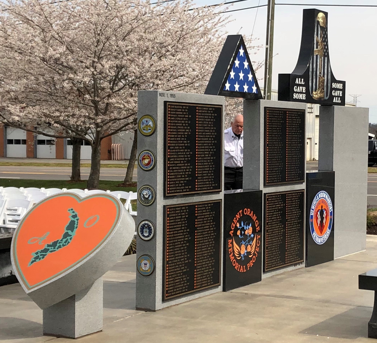 The Agent Orange Memorial in Springfield, Tennessee, USA